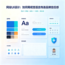 包头建站-网站UI设计：如何用视觉语言传递品牌信任感