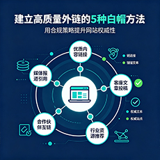 包头建站-建立高质量外链的5种白帽方法