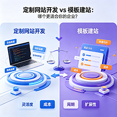 石拐建站-定制网站开发 vs 模板建站：哪个更适合你的企业？